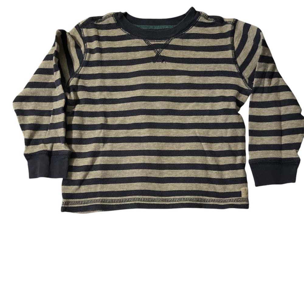 Kids Long Sleeve Car Print and Striped Shirts - Picture 3 of 4